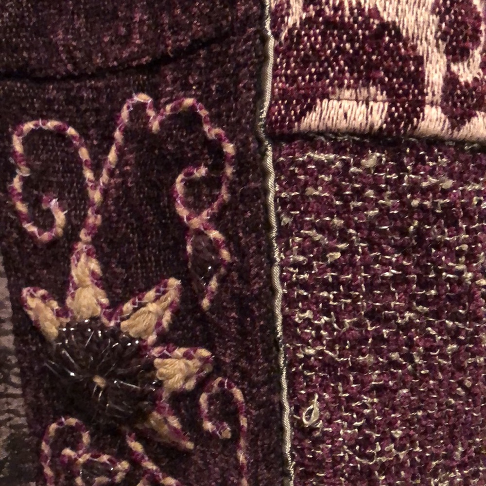 Flashback Mixed Media Patchwork Jacket. Size S/M - image 3